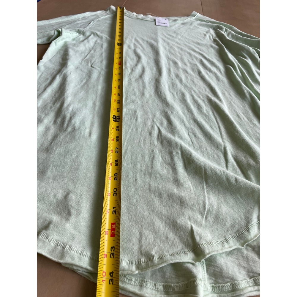 NWT We The Free People Arden Tunic Womens Green Oversized Slub Cotton - Picture 13 of 13